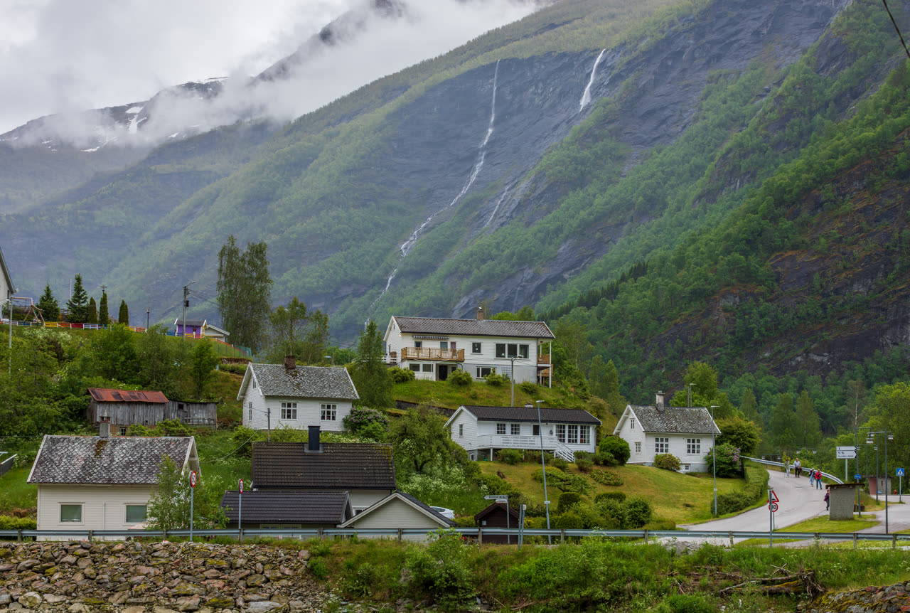 Skjolden i Luster ved Sognefjorden, region for Bergtattfestivalen