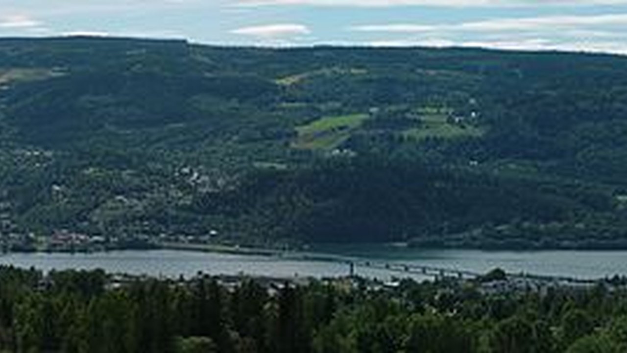 Lillehammer sett ovenfra, byen som er vert for Dølajazz