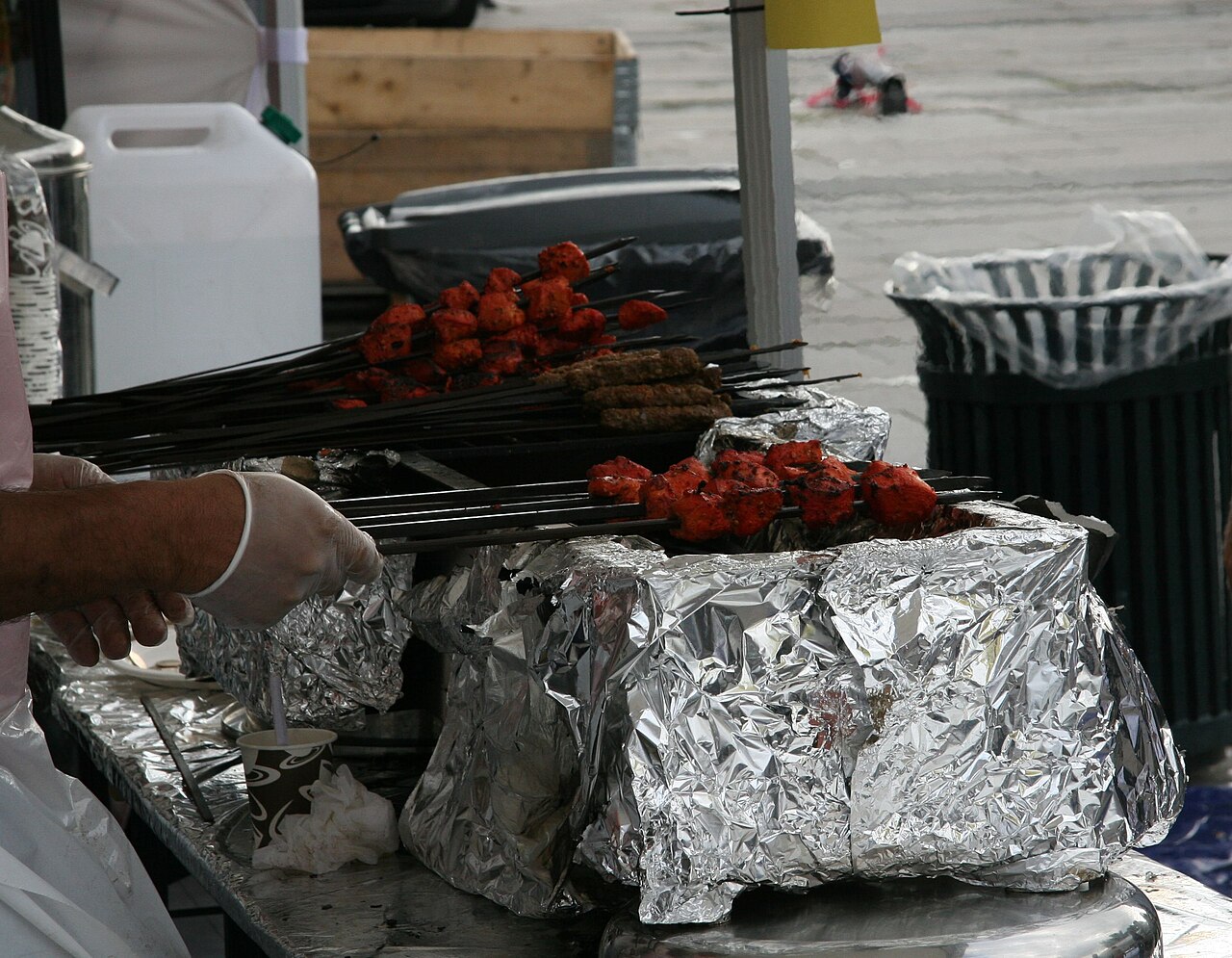 Festivalområdet på Rådhusplassen under Mela