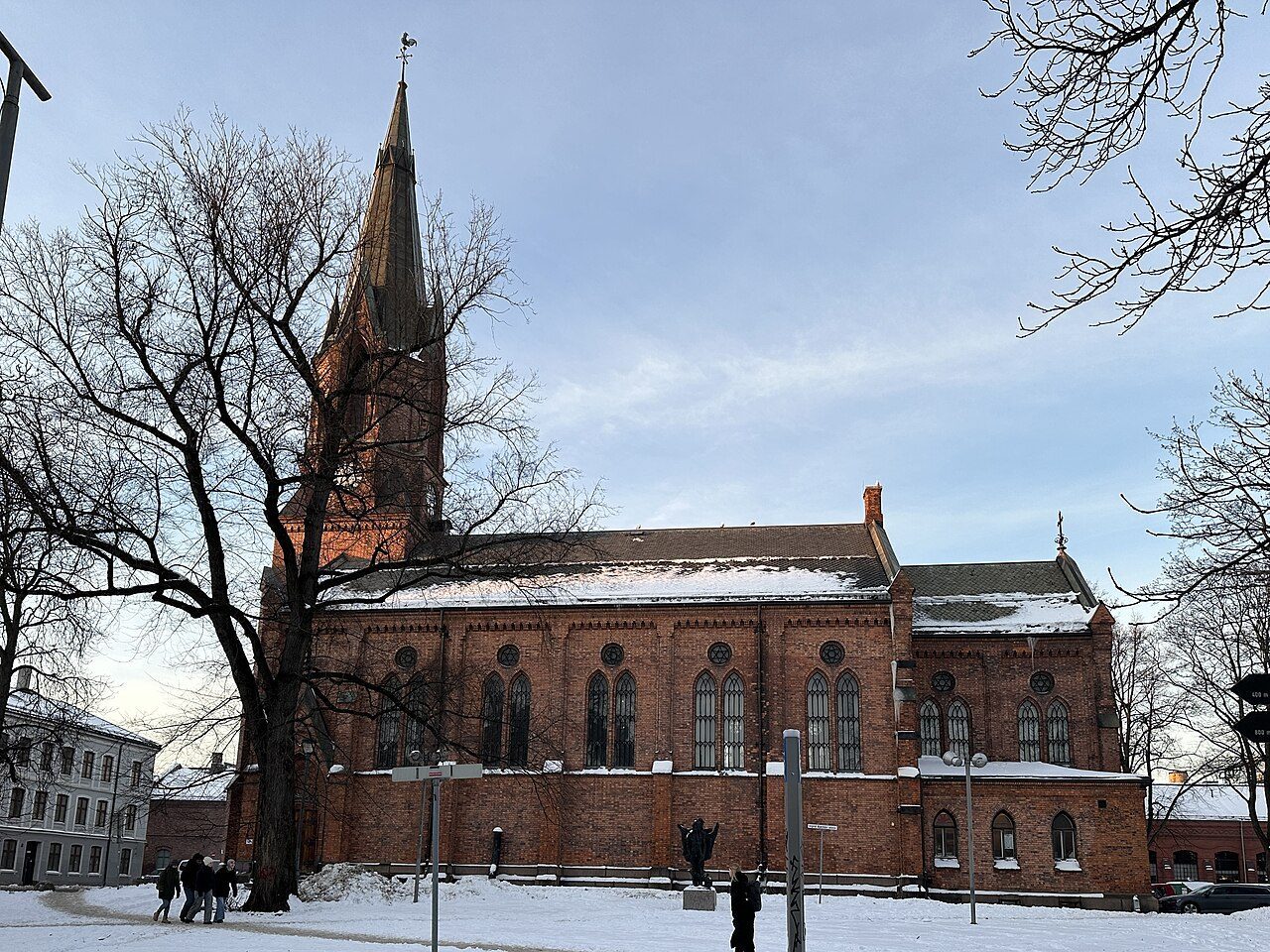 Kulturkirken Jakob i Hausmanns gate i Oslo, sett utenfra