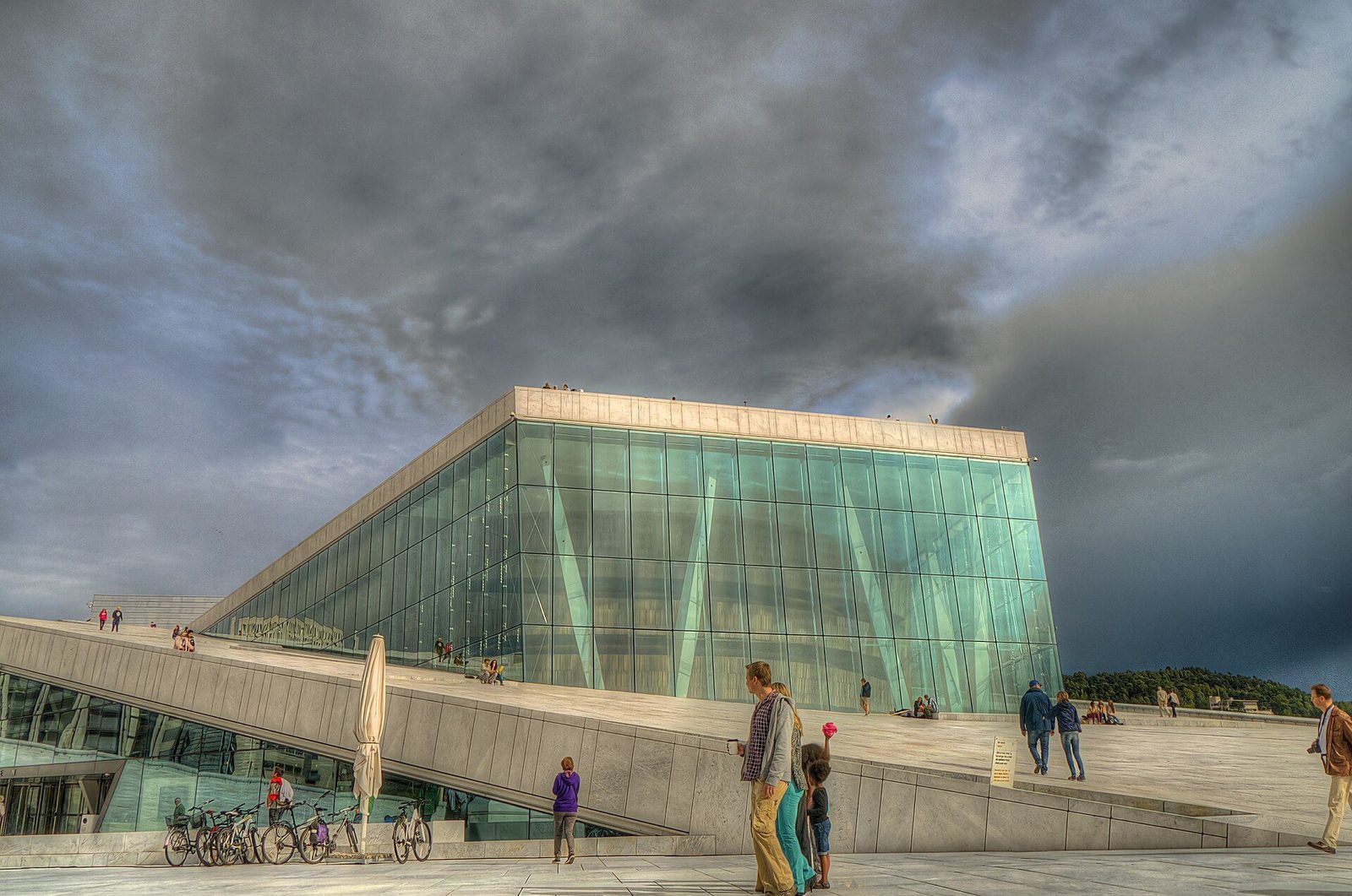Operahuset i Oslo, designet av Snøhetta