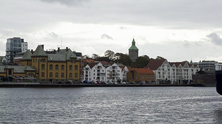 Stavanger sentrum sett fra Bjergsted